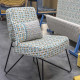 "Spola" Casal embroidered fabric