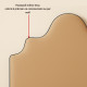 "Kiss" Double headboard piping Softness Thevenon