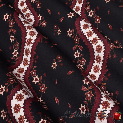 Percale-de-coton-swirls-framboise-ameublement-thevenon