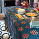 toile-lin-viscose-nappe-de-table-casimir-corail-fond-peacock-tissu-ameublement-thevenon