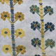 Toile-coton-lin-brodée-Coup-de-Chance-blue-green-yellow-ameublement-thevenon