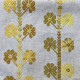 Toile-coton-lin-brodée-Coup-de-Chance-yellow-ameublement-thevenon