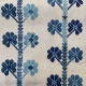 Toile-coton-lin-brodée-Coup-de-Chance-blue-ameublement-thevenon