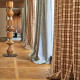 Tissu-à-carreaux-coton-lin-rideaux-Sillage-casamance