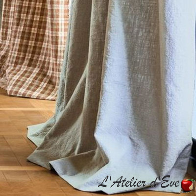 Plain cotton/linen fabric "Sentier" Casamance