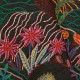 Tissu-brodé-ameublement-fleuri-Colca-paradis-Casal