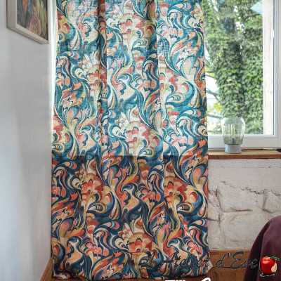 "Quetzal" Casal linen/cotton fabric