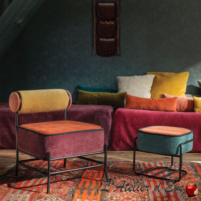Tissu-velours-faux-uni-Inti-fauteuils-ameublement-rideaux-sièges-Casal