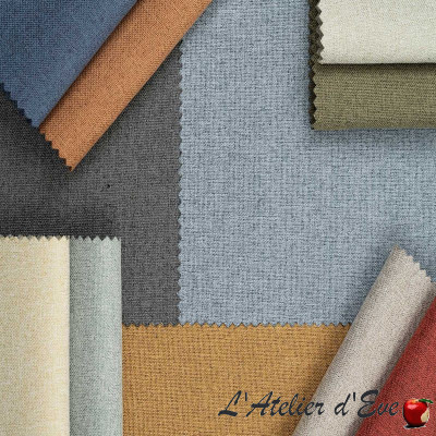 100% reversible blackout fabric large width "Rochebrune" non fire Casal