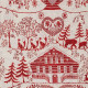 Cotton fabric christmas/mountain "Bellevue" Thevenon