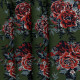 Tissu-jacquard-fleuri-Ronsard-prairie-ameublement-Lelièvre