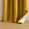 Oscuratex - 100% blackout flame retardant satin curtain Manufactured in France