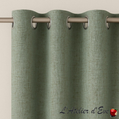 Blackout curtain "Linen blackout" Made in France Thevenon