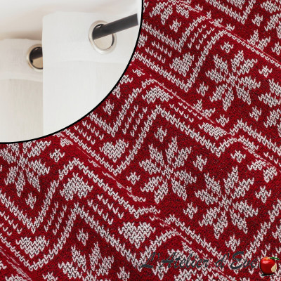 "Rochebrune" Thevenon wool and alpaca jacquard curtain