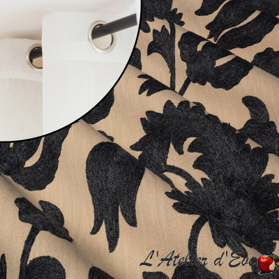 Embroidered curtain "Florence" Thevenon