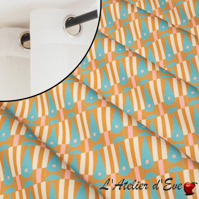 Thevenon "Eye Now" cotton curtain