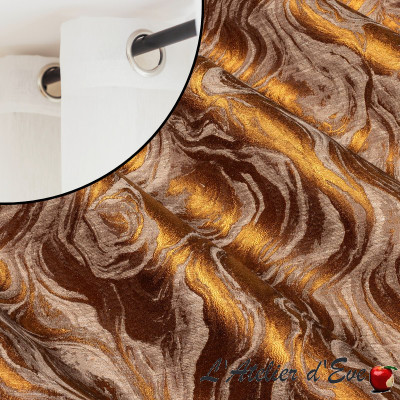 Thevenon "Mayfair" jacquard moiré fabric