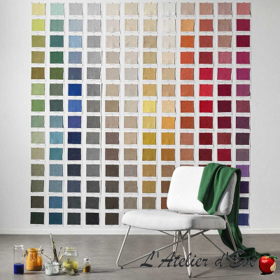 "Janeiro" Tissu ameublement jacquard velours à pois Casal