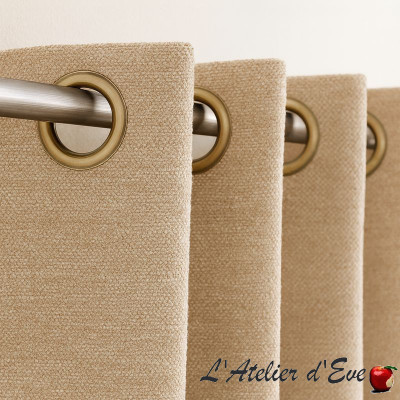 "Janeiro" Tissu ameublement jacquard velours à pois Casal