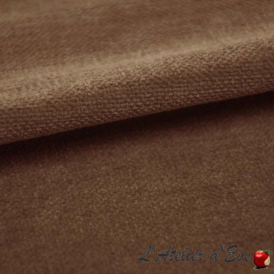 "Janeiro" Tissu ameublement jacquard velours à pois Casal