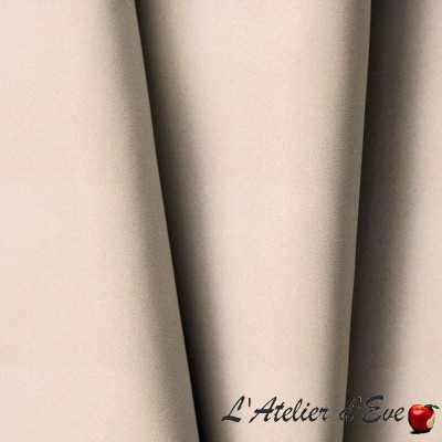 Coupon 6m20 x 52cm tissu ficelle obscurcissant phonique satiné mat "Secura B1