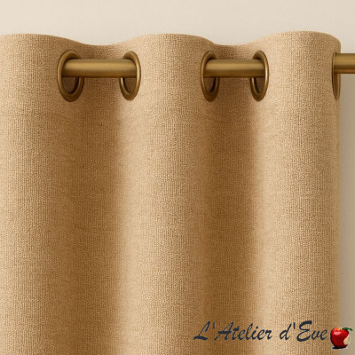 "Janeiro" Tissu ameublement jacquard velours à pois Casal