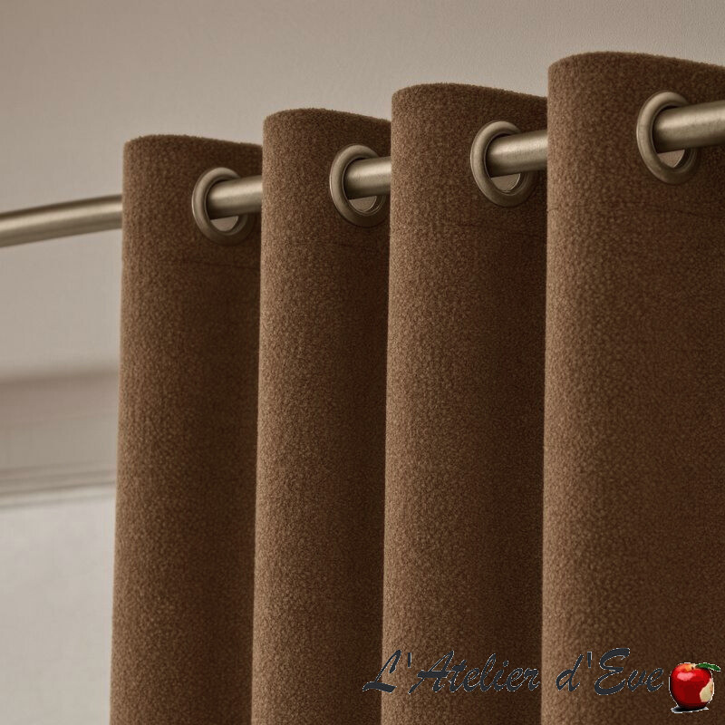 Rideau-velours-amara-chocolat-sur-mesure