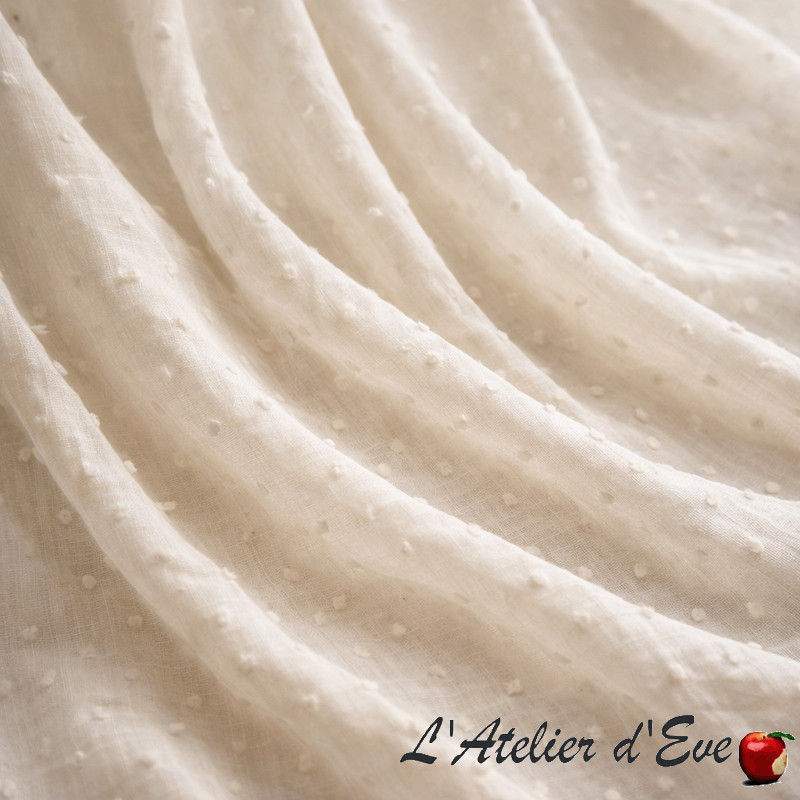 Coupon 2m70 x 3m feathered veil "Source" Camengo