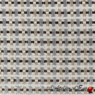 Tissu-jacquard-velours-coton-recyclé-Asunta-bois-spécial-sièges-Casal