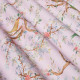 Tissu-coton-fleurs-oiseaux-Birds-rose-ameublement-Thevenon