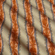 Thevenon "Ornamental Stripe" satin cotton fabric