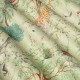 Tissu-enfant-satin-de-coton-animaux-exotiques-fond-vert-ameublemen-Thevenon