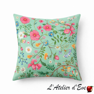 Water Green Garden of Secrets Cotton Fabric Cushion Cover