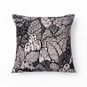 Blue Garden of Secrets cotton fabric cushion cover