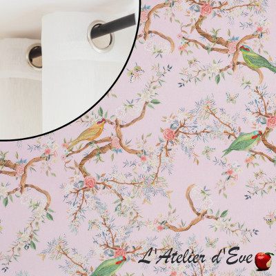 Thevenon "Birds" cotton fabric
