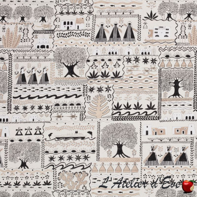 Toile-provençale-coton-Ibiza-naturel-ameublemen-et-sièges-Thevenon