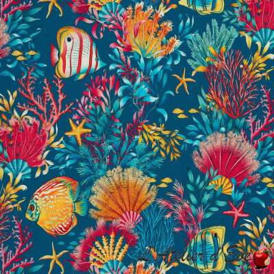 Thevenon "Marina" cotton fabric