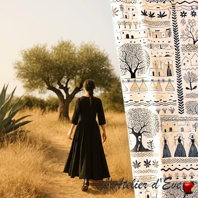 Rideau-provençal-coton-Ibiza-naturel-fabriqué-en-france-Thevenon