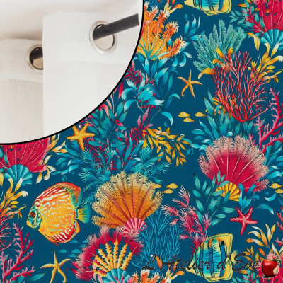 Thevenon "Marina" cotton fabric