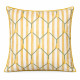 texture-tissu-coton-pompons-fond-jaune-housse-de-coussin-sur-mesure