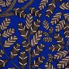 Elis velours fond bleu roi 2444914