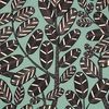 Elis velours fond vert tropical 2444915