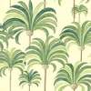 La palmeraie vert tropical fond crème 2059603