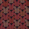 Les Arcs coton rose vénitien fond marine 2502601