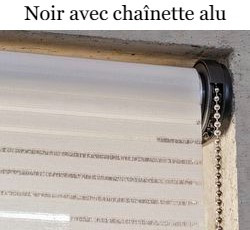 Mécanisme noir avec chaînette alu