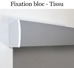 Fixation bloc - même tissu