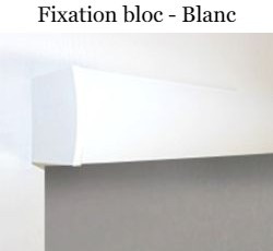 Fixation bloc - blanc