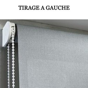 Store avec tirage à gauche