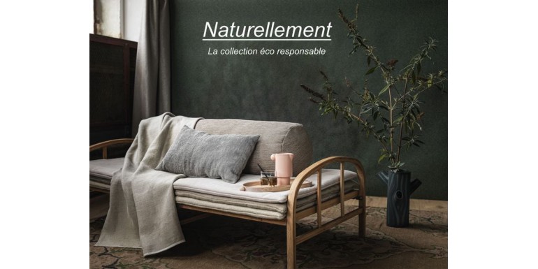 Collection of eco-responsible fabrics Naturally from Casal