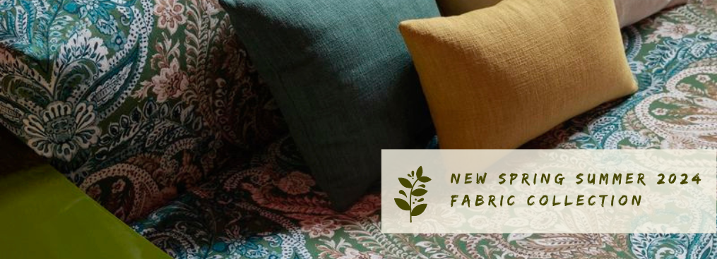 new collection of spring summer 2024 upholstery fabrics